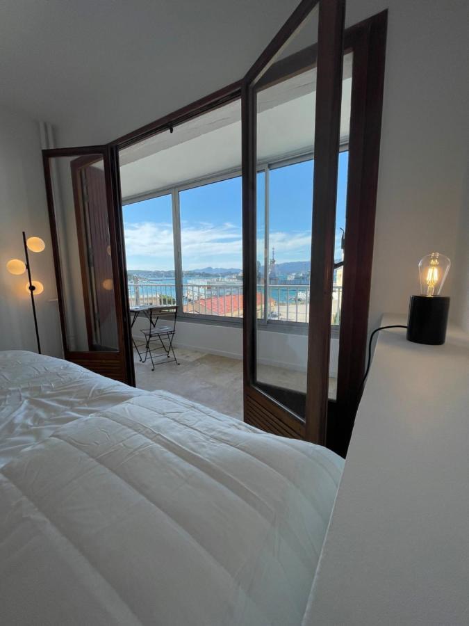 Design T3 Vue Mer Et Montagne 2 Chambres 3Mn De La Plage Fibre Clim Saint-Mandrier-sur-Mer Esterno foto